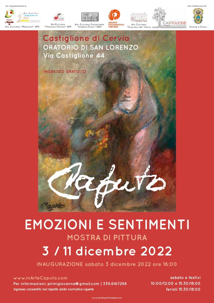 “Emozioni e sentimenti”. Caputo in mostra nella sua&nbsp;Castiglione